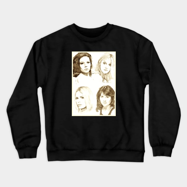 Iconic Faces Crewneck Sweatshirt by Grant Hudson